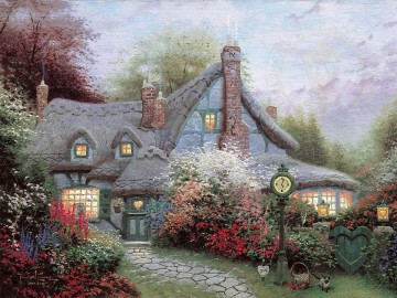 Thomas Kinkade Painting - Casa de campo cariño Thomas Kinkade